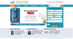 Desktop Screenshot of portapottyservice.com